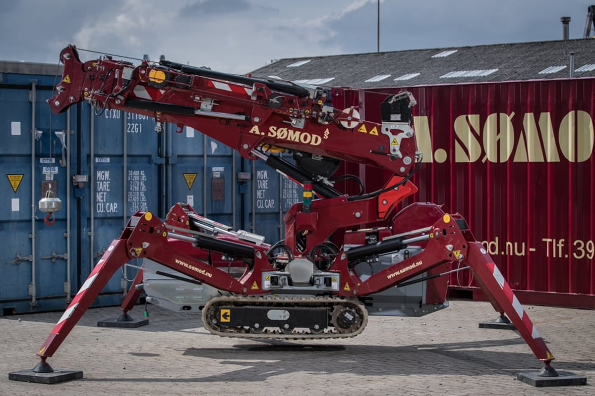 Jekko SPX 424 minikran fra A. Sømod